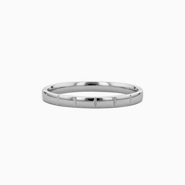 Grooved Ladies Ring