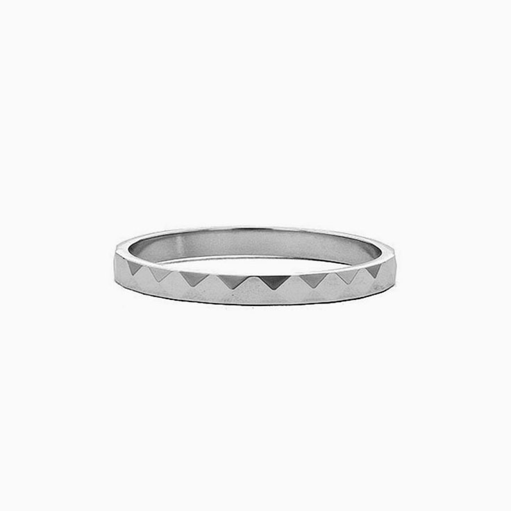 Diamond pattern ladies ring 801B00