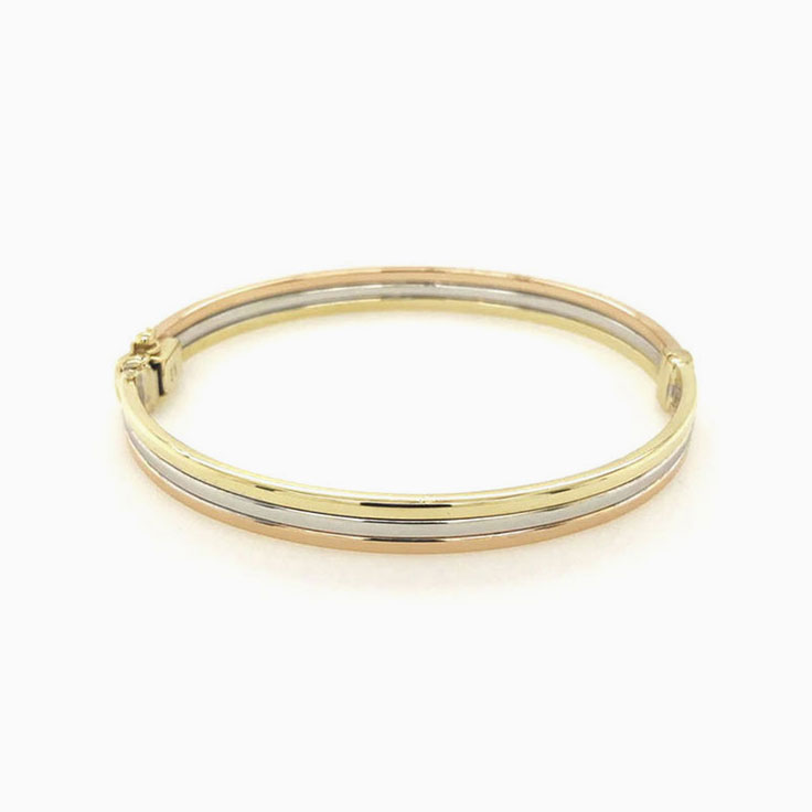 Italian Triple Tone Bangle