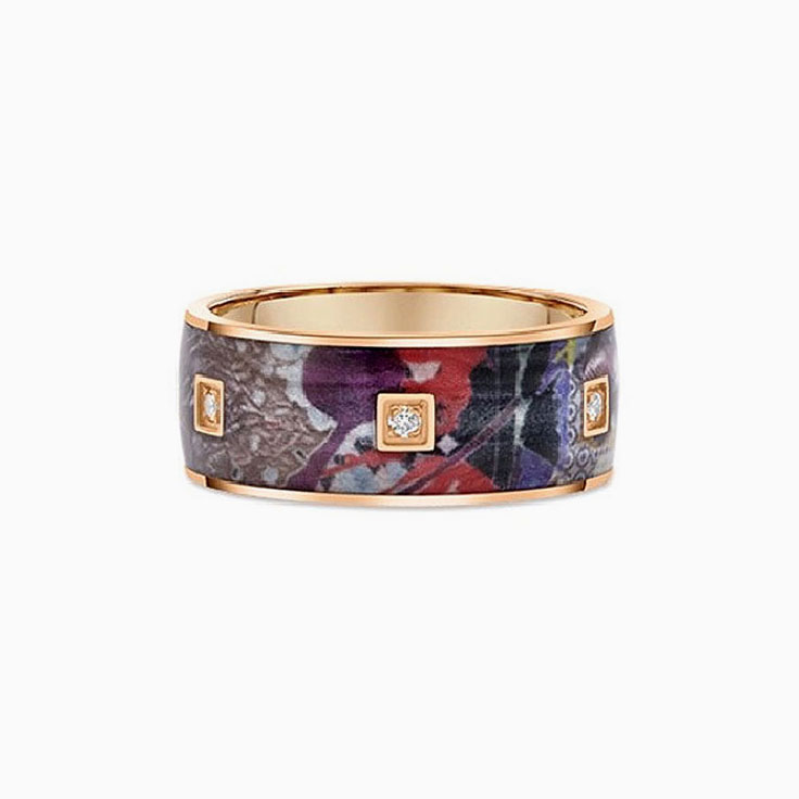 Chromatic Ceramic Wedding Band