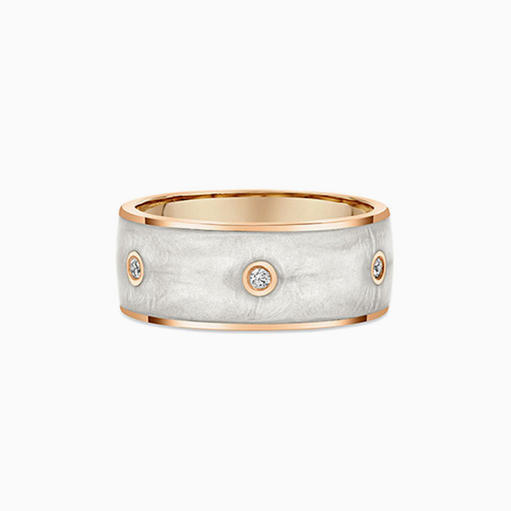 Ceramic White Diamond Ring
