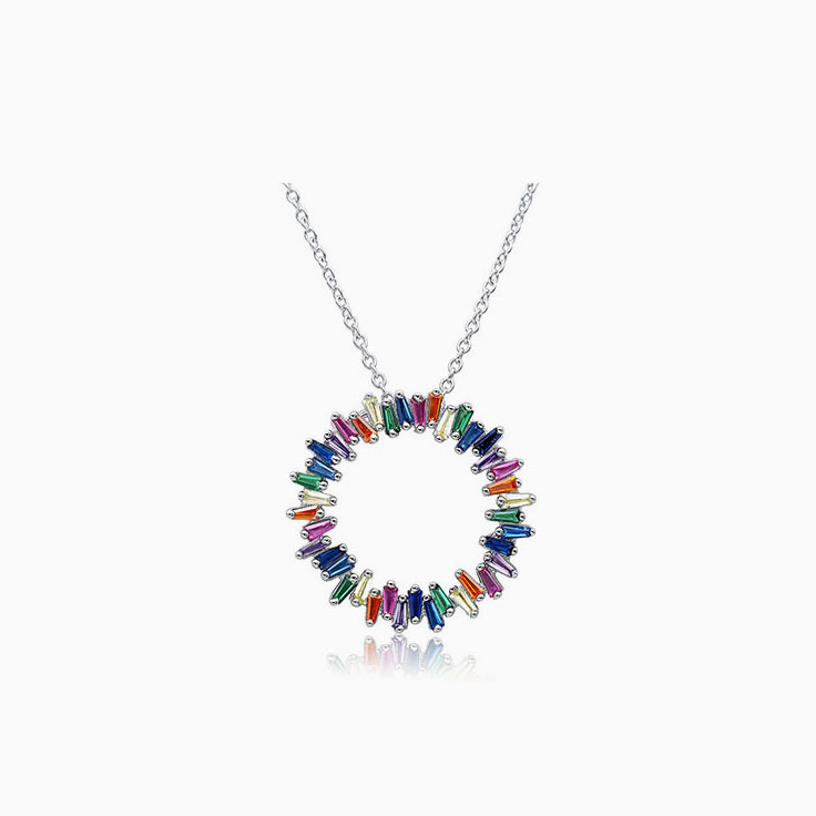 Rainbow Circle Pendant