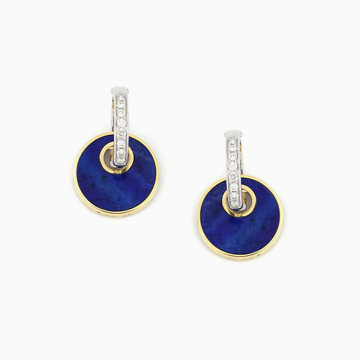 Blue Lapis Lazuli Drop Earrings