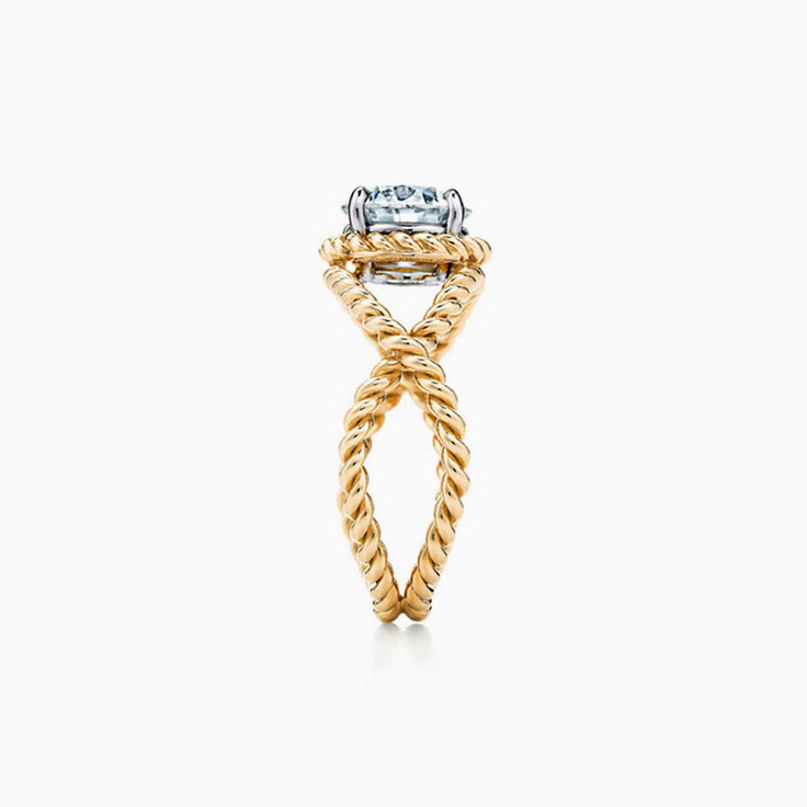 Lab diamond Solitaire Engagement Band