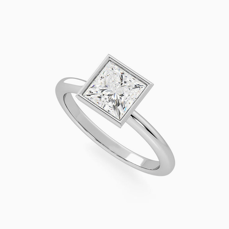 Bezel Engagement Ring