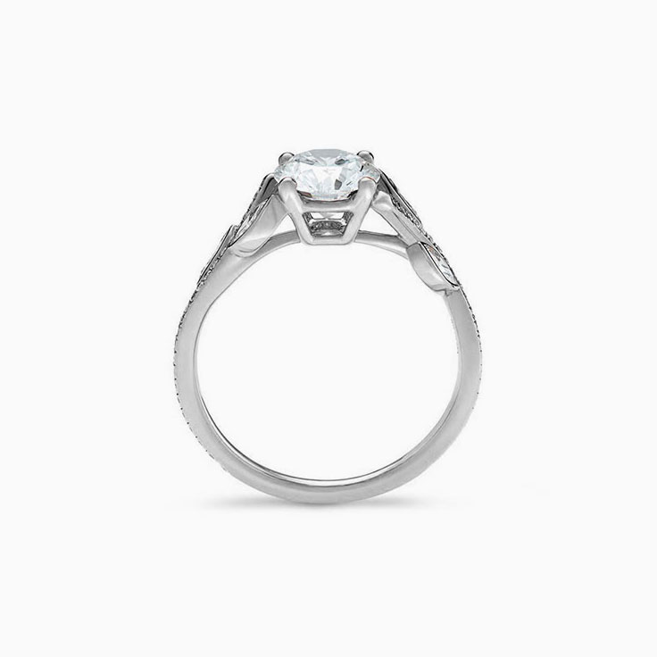 Pattern ladies engagement ring