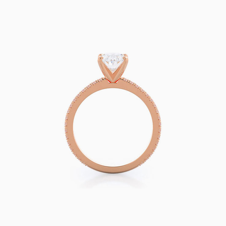 Lab Diamond Engagement Eternity Ring