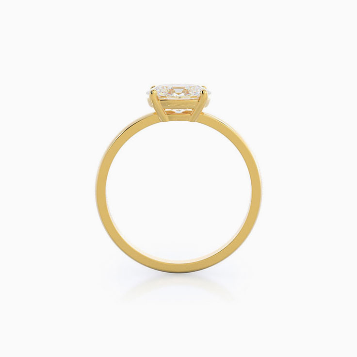 Solitaire Oval Lab Diamond Engagement Ring