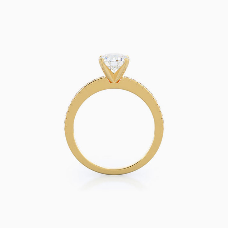 Classic Lab Diamond Engagement Ring