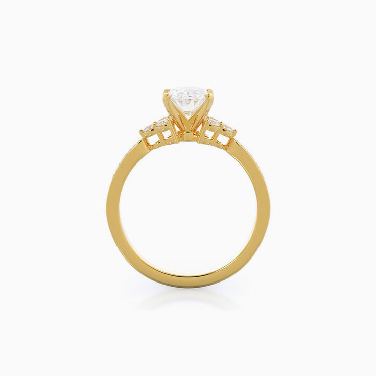 Classic Oval Lab Diamond Engagement Ring