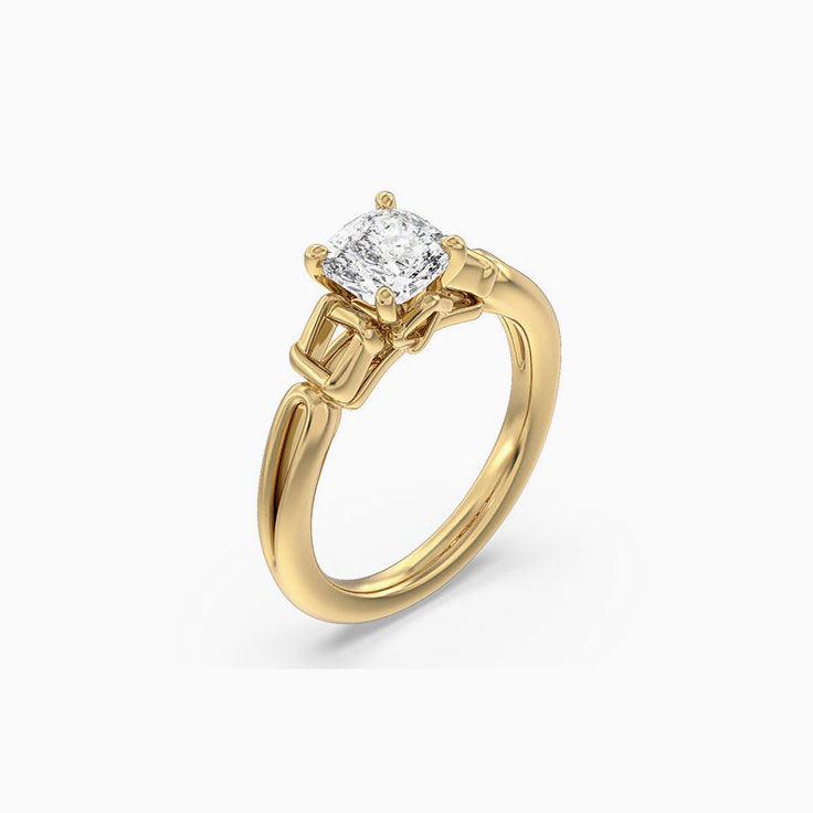 Lab Diamond Classic Engagement Ring