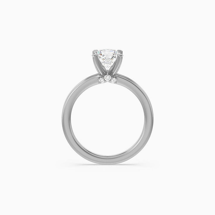 Round Classic Lab Diamond Engagement Ring