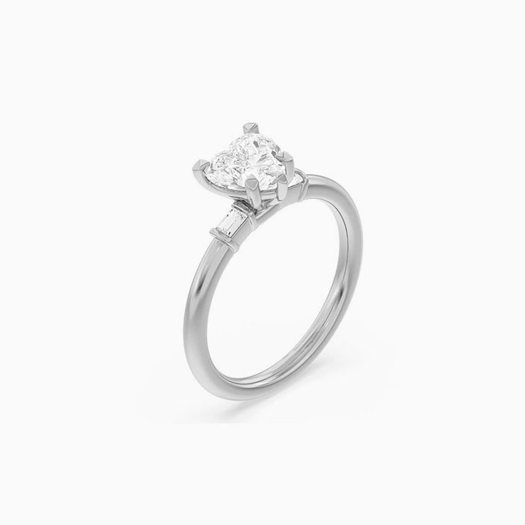Heart Cut Engagement Ring