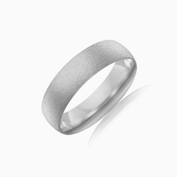 5mm Full Comfort Mens Wedding Ring