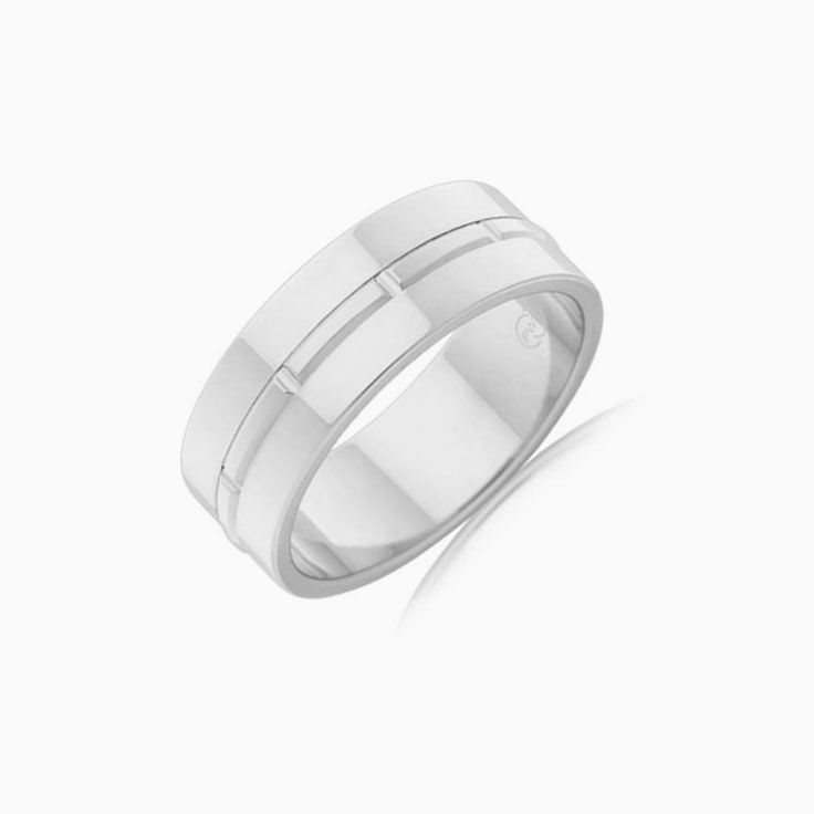 8mm 9k Gold Wedding Ring