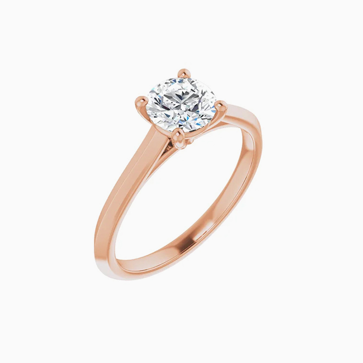 Cathedral engagement ring