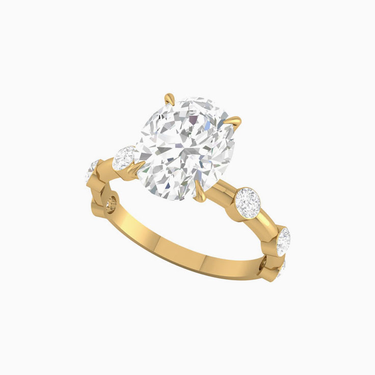 Oval Diamond Ring