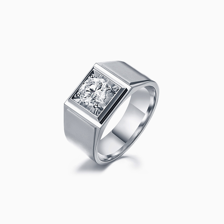 Mens diamond wedding ring