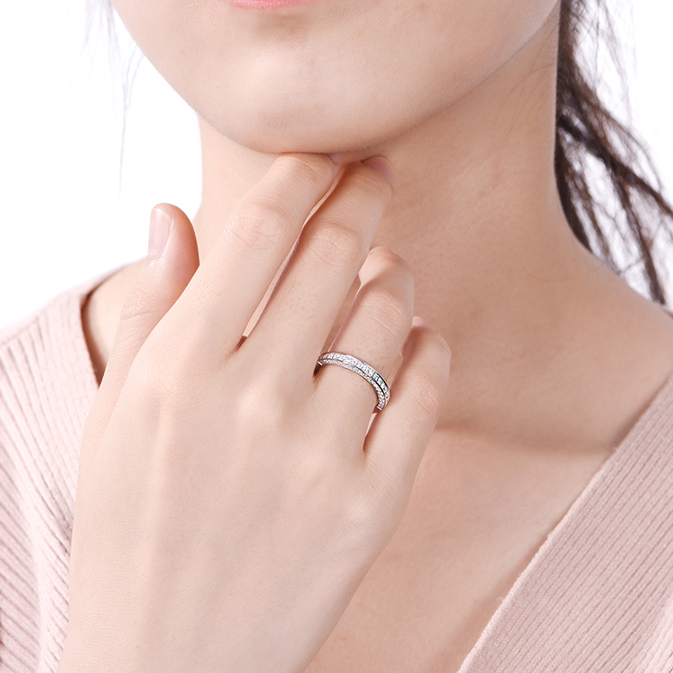 Pave Wedding Band