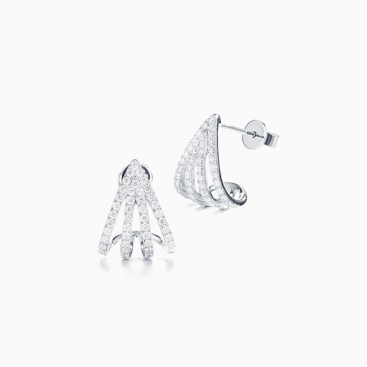 Multi Huggie Earrings