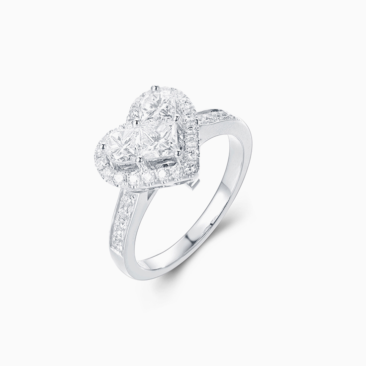 Heart Shape Diamond Ring