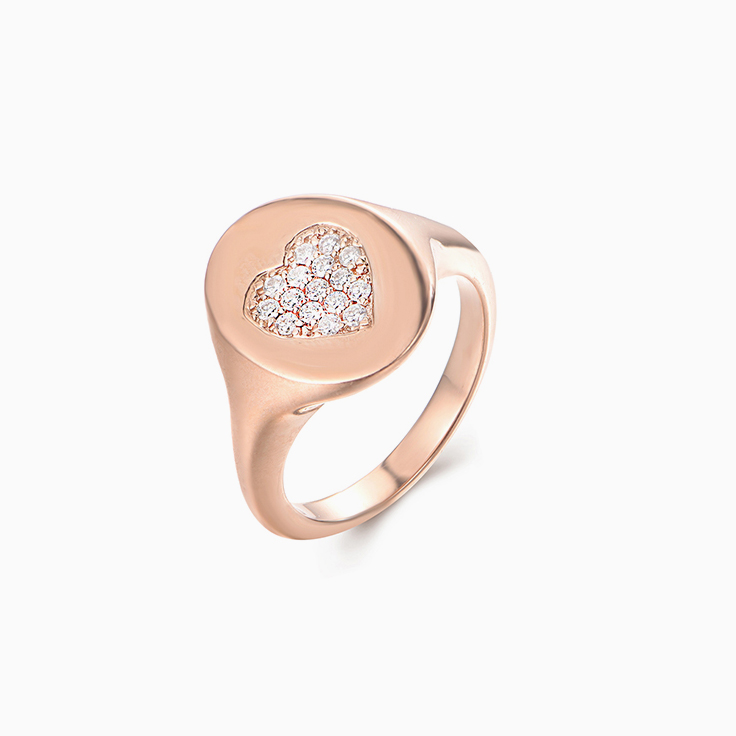 Heart Signet Ring