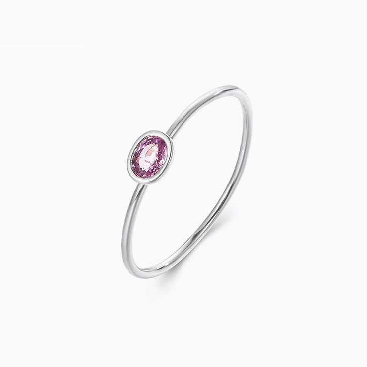 Pink Sapphire Stack ring