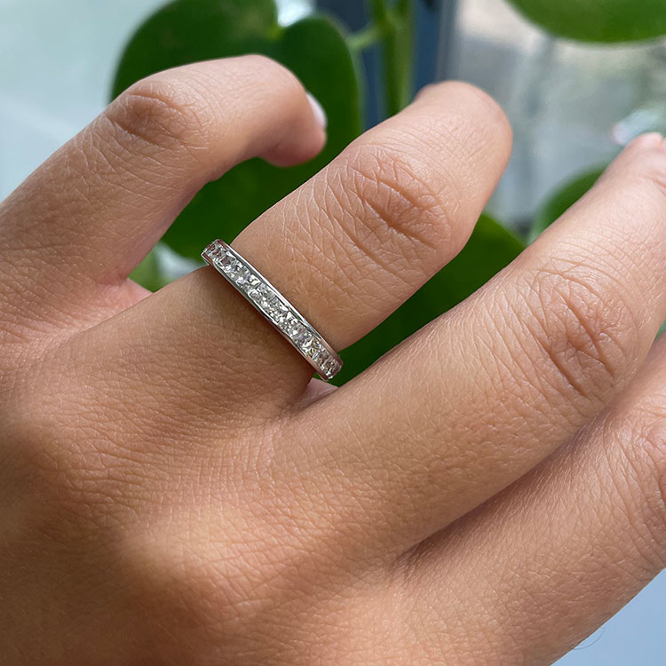 Princess Cut Chanel set Wedder