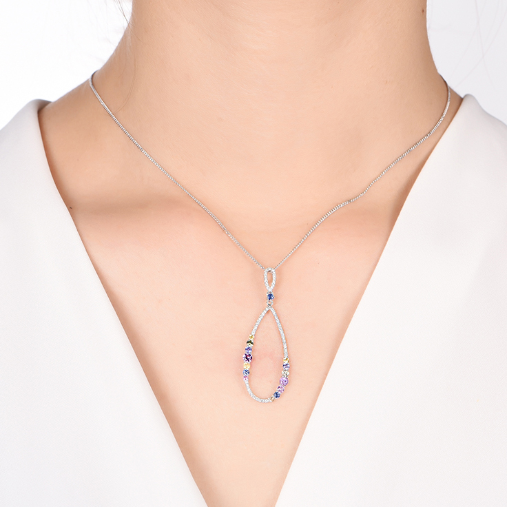 Sapphire and Diamond Pendant