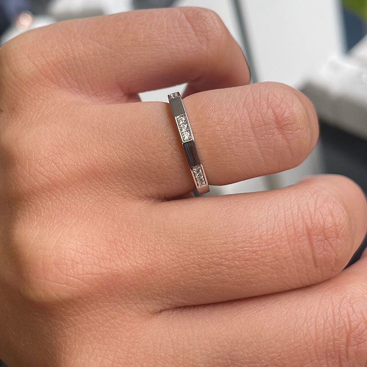 Pave set diamond ring 2901