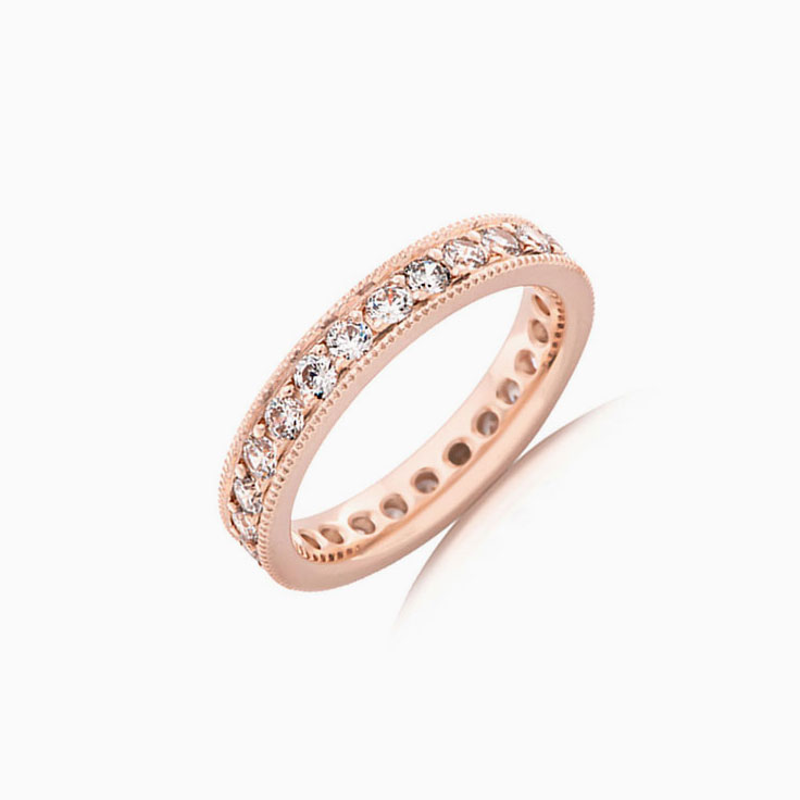 Womens Wedding Lab Diamond Ring 4187