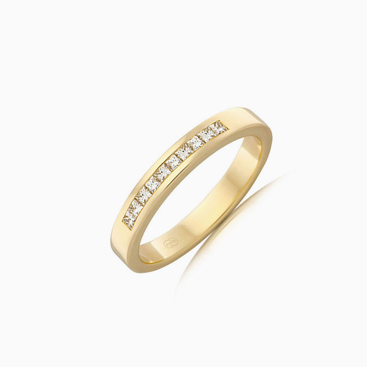 Womens Lab Diamond Wedding Ring 3630