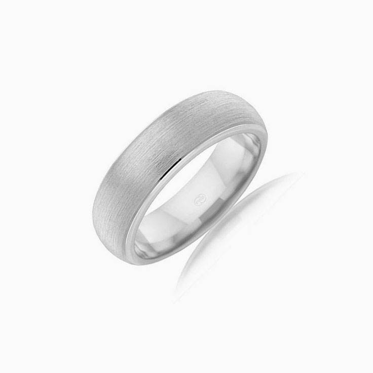 Matt and polish wedding ring BE2773