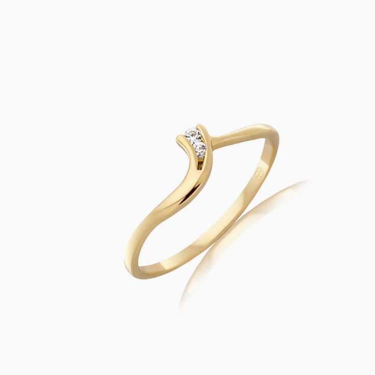 Twisted Lab Diamond Wedding Band