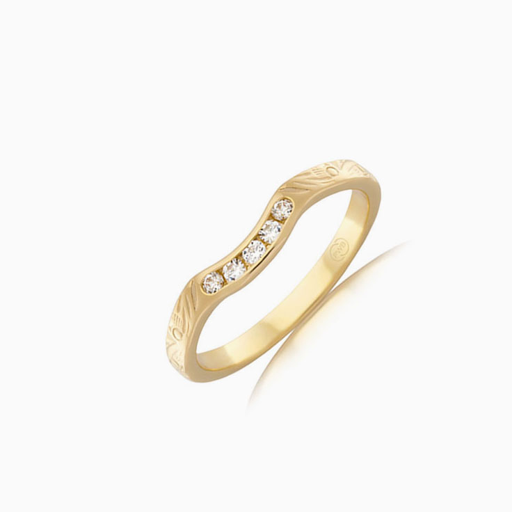 Pattern Lab Diamond Wedding Band