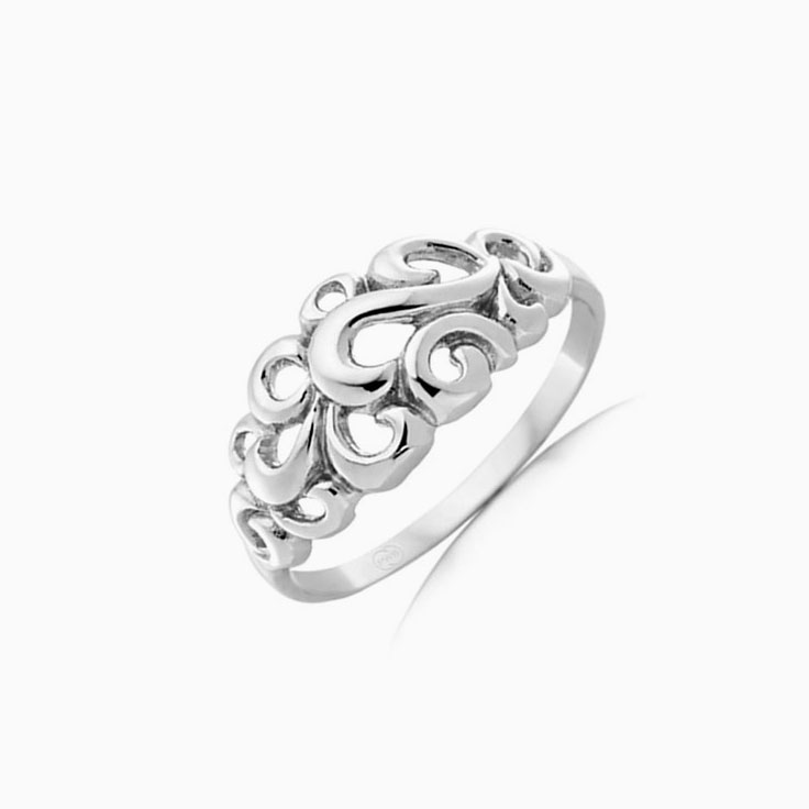 Ladies gold ring J1371
