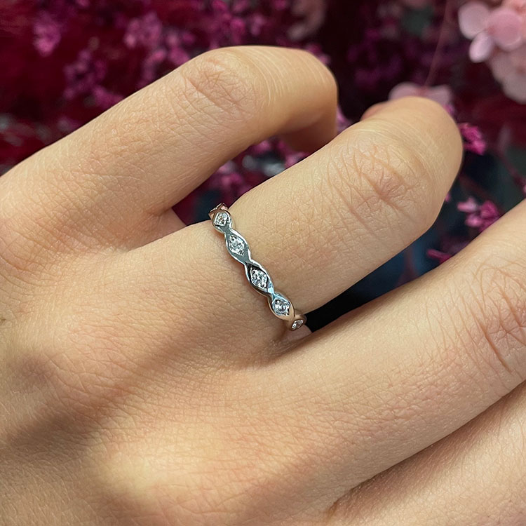 Diamond Infinity ring F3709