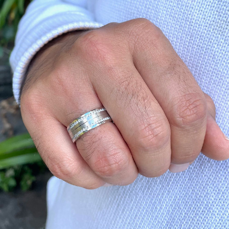 mens diamond wedding ring7078