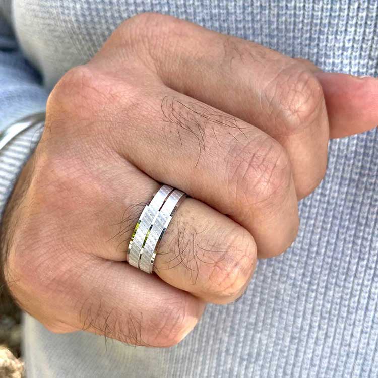 mens wedding ring 5078