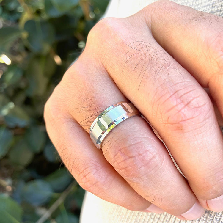 mens wedding ring 6036