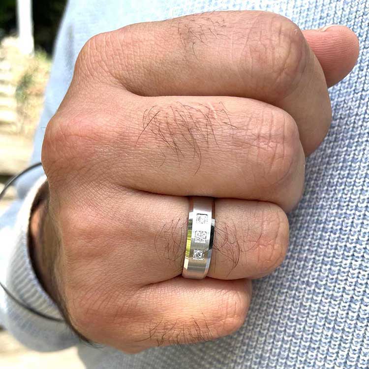 mens diamond ring 7038