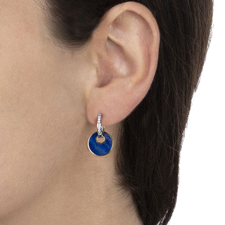 Blue Lapis Lazuli Drop Earrings