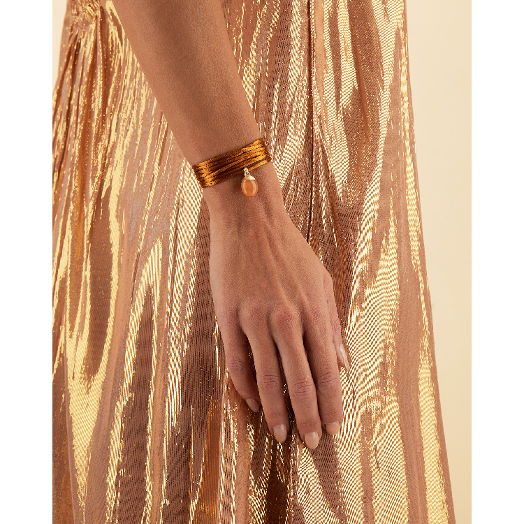 Orange Aventurine Choker Necklace
