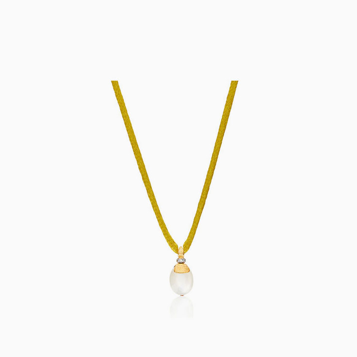 Moonstone Choker Gold Necklace